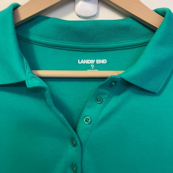 Lands End Boys Polo Shirt (2) Size XL 18 - Picture 2 of 15